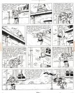 CORINNE ET JEANNOT : Planche originale de L'idiot malchanceux de CORINNE ET JEANNOT